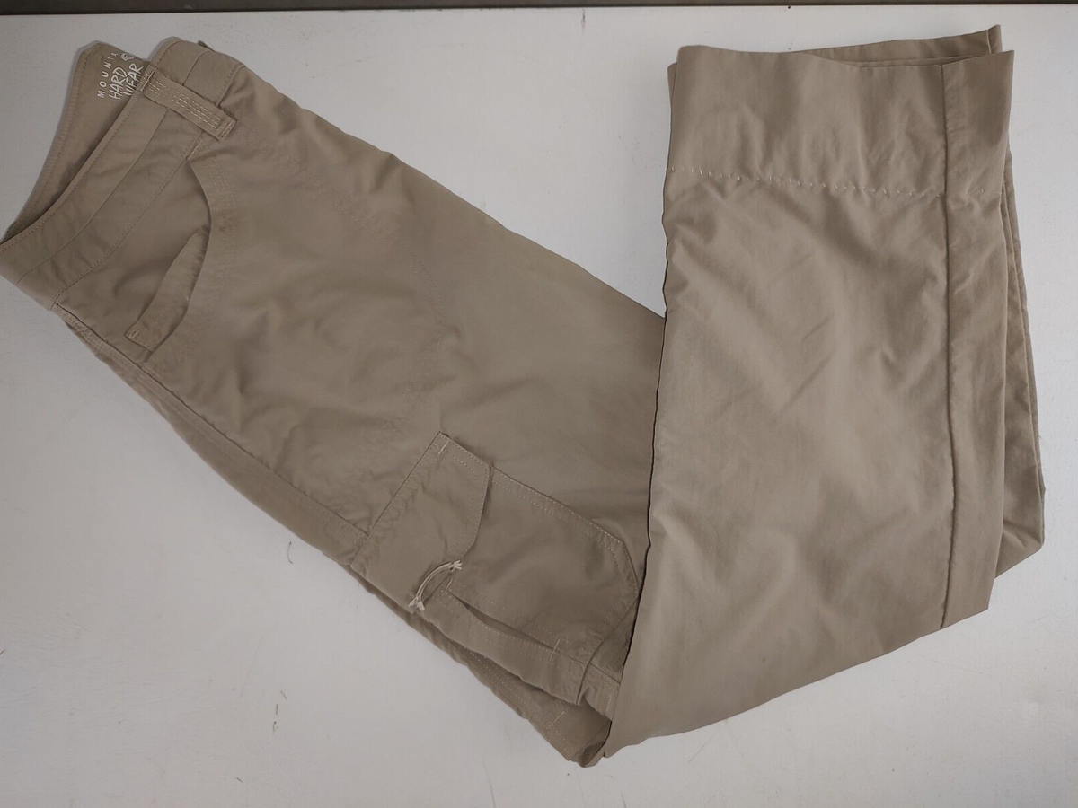 Pantalon De Randonnée Convertible Mountain Hardwear Femme - Taille 12 - Beige (Tan) - Zip Off