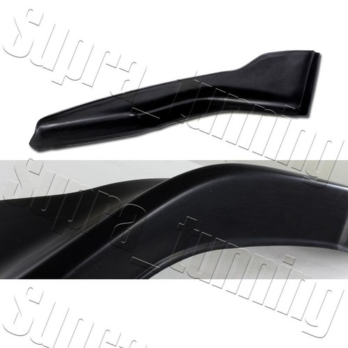Black Polyurethane For 11-12 Honda Accord Sedan OE-Style Front Bumper Lip 2PCS - Picture 3 of 6
