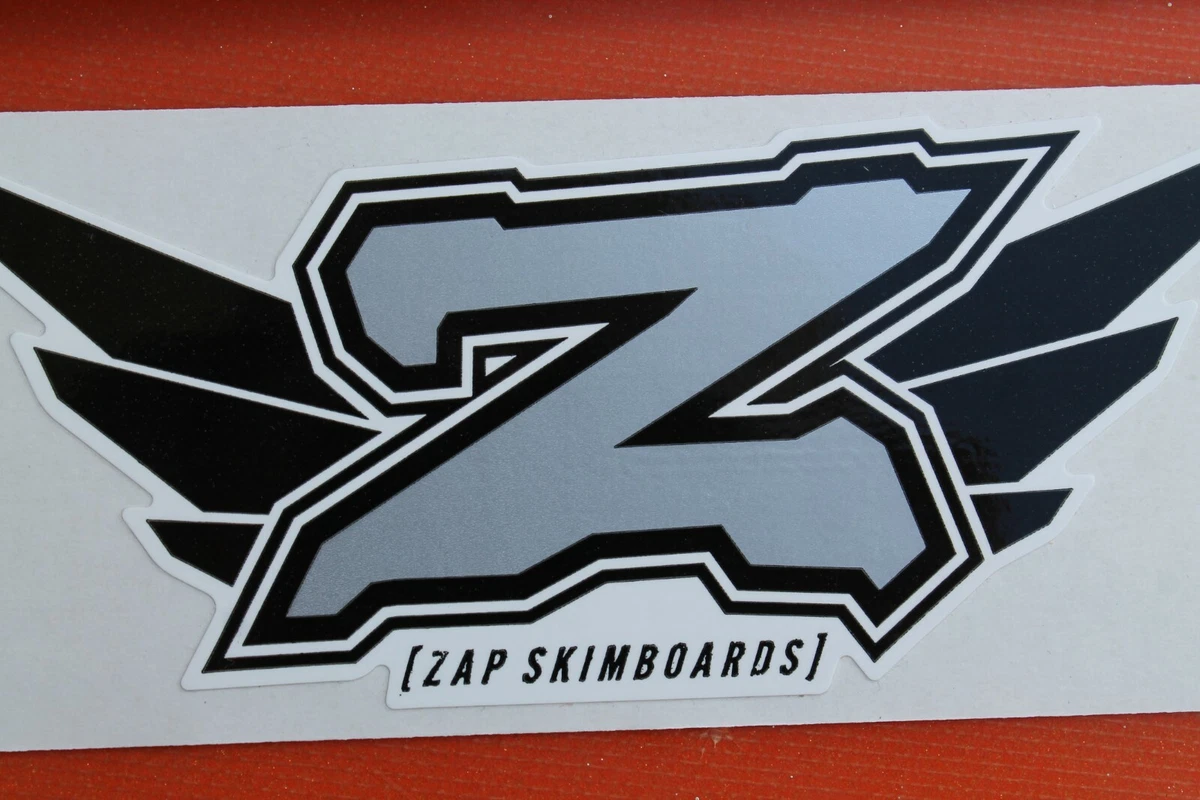 ZAP Skimboards Skim Board Skimboarding Z Wings Rare V15 Vintage Surfing  STICKER | eBay