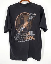 Mesa Tactical Bayside Mens size L Heavy weight preshrunk cotton t-shirt Black