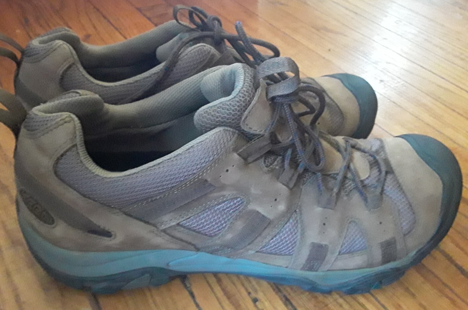 Keen Scarpe stringate da uomo in morbida pelle marrone trail punta in acciaio escursionismo taglia 14