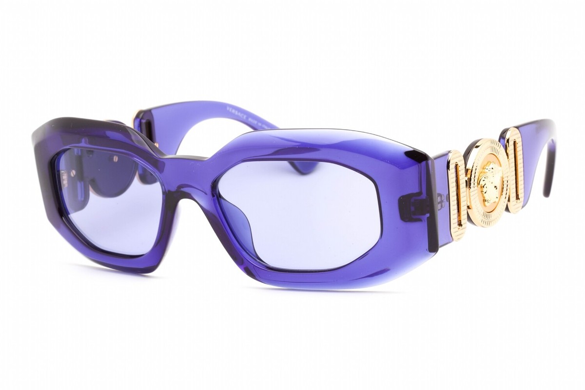 Versace★素敵！Oversized Transparent Violet Sunglasses 0VE4425U__54191A__P21__noshad_