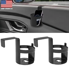 2Pcs Universal Vehicle Car Truck Cup Holder Case Drink Bottle Door Mount Stand