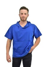 Oversize T Shirt Kurzarm mit Kapuzze Hoodie R...