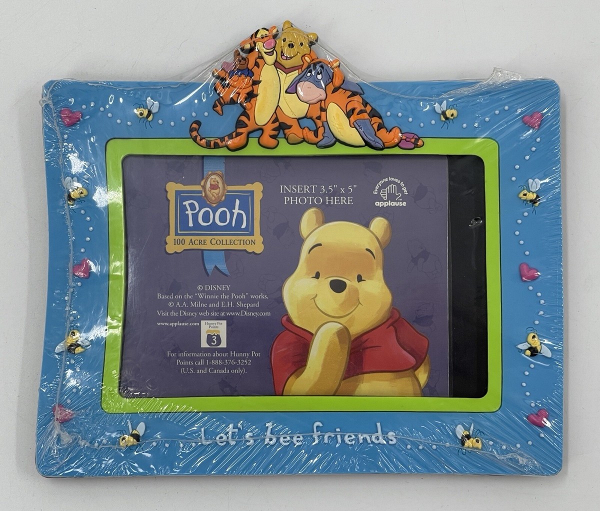 New Winnie the Pooh & Tigger Disney Picture Frame 
