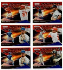 2020 Panini Prizm Baseball RED WHITE BLUE Choose INSTANT IMPACT ACUNA TROUT ++++