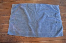 Kaufman Bathroom Rug Mat,Blue,100 Cotton,Nice Preowned Condition,22 x 34"