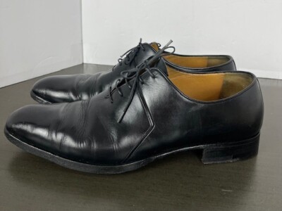A. Testoni Lace Up Oxfords Dress Shoes Men's Size 11 Black Leather