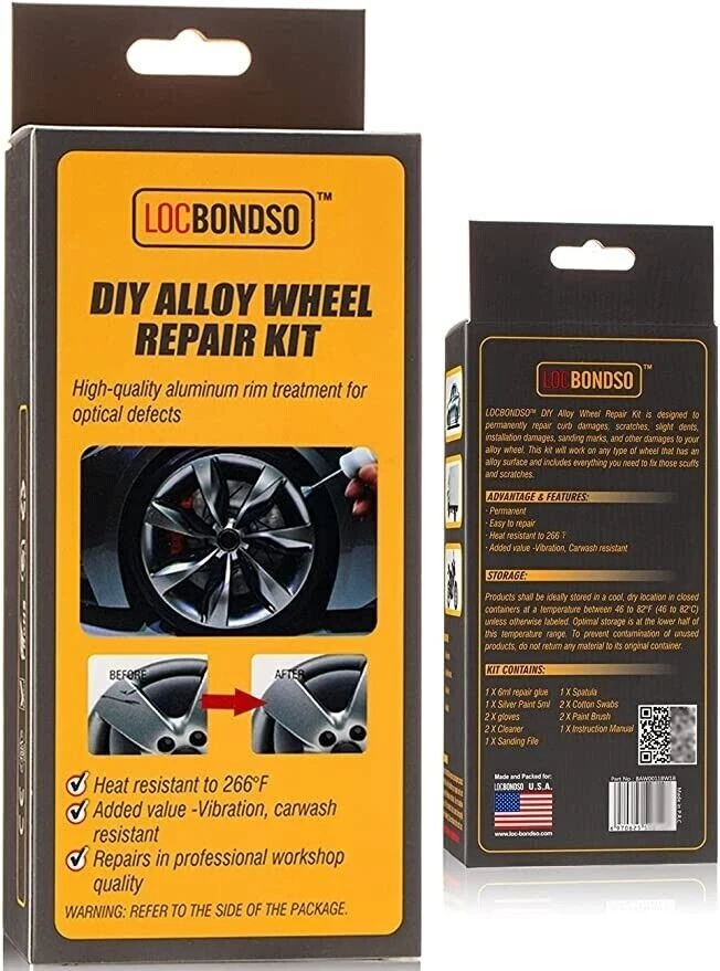 🔥DIY Alloy Wheel Repair Kit Rim Scratch Repair Auto Car Motorcycle Hub  Caps 🔥