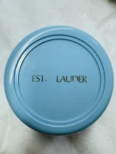 Vtg Estee Lauder Youth Dew Perfumed Dusting Powder 3 Oz. Blue Plastic Puff **