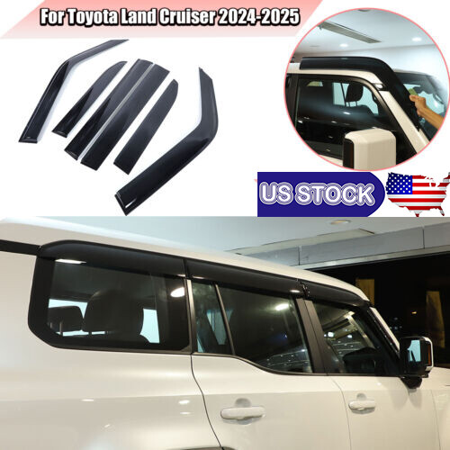 For Toyota Land Cruiser 2024-2025 Window Visor Vent Shades Sun