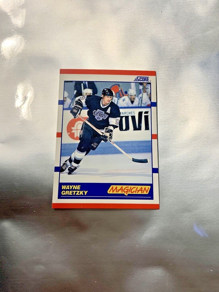 Wayne Gretzky 1990 Score #338 Magician Kings Hockey Card 