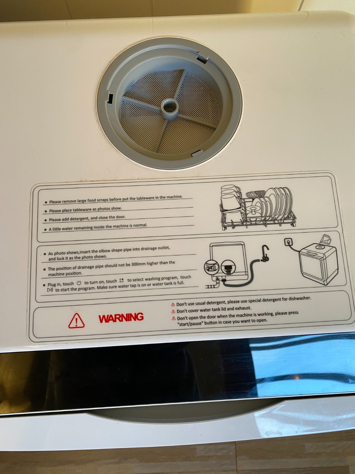 Countertop Dishwasher INSTITUTO TECNOLÓGICO DE CHINÁ