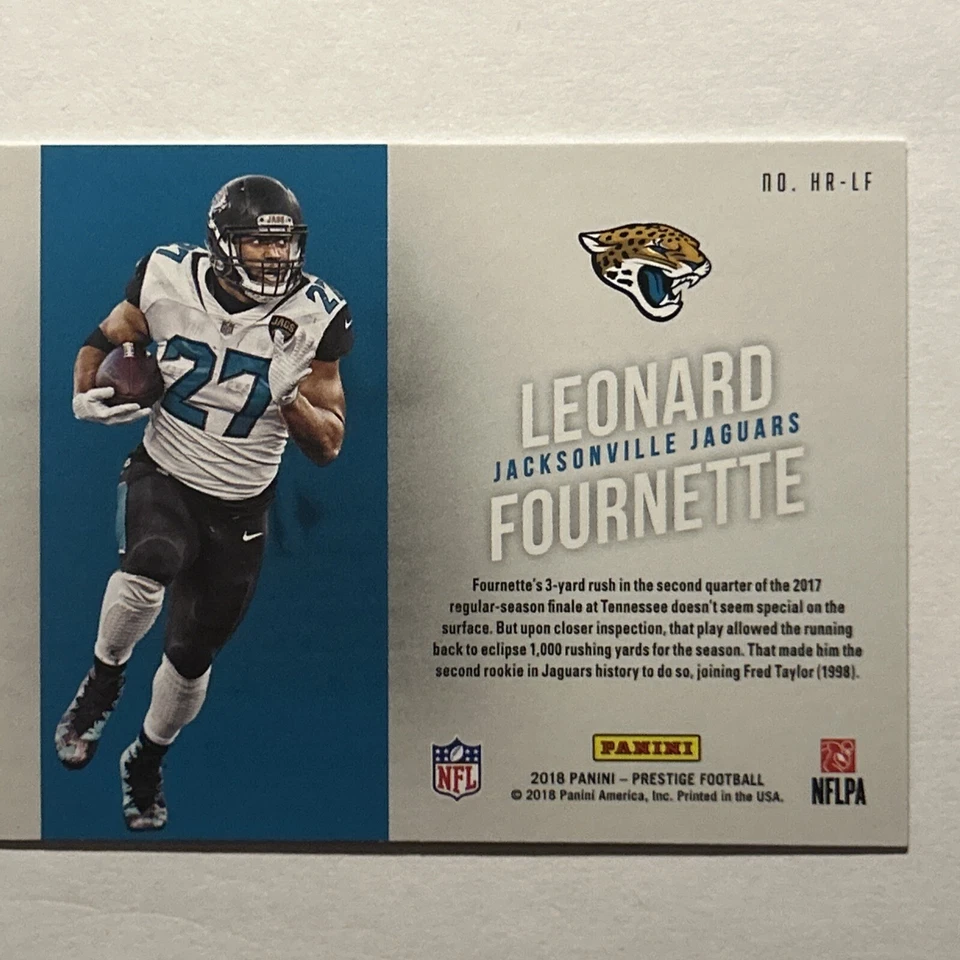 Leonard Fournette 2018 Prestige Highlight Reel  #HR-LF Jaguars NM/MT - Image 2 of 4
