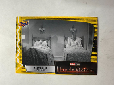 The Source of That Sound Upper Deck WandaVision #11 Card Yellow