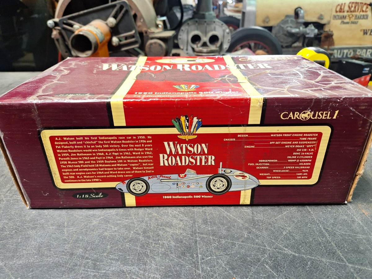 JIM RATHMANN KEN-PAUL 1:18 CAROUSEL 1 WATSON ROADSTER 1960 INDY