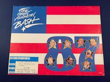 NWA Program Great American Bash 1987 Road Warriors Lex Luger Ric Flair Rare