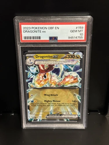 2023 Pokémon OBF EN #159/197 Dragonite EX PSA 10