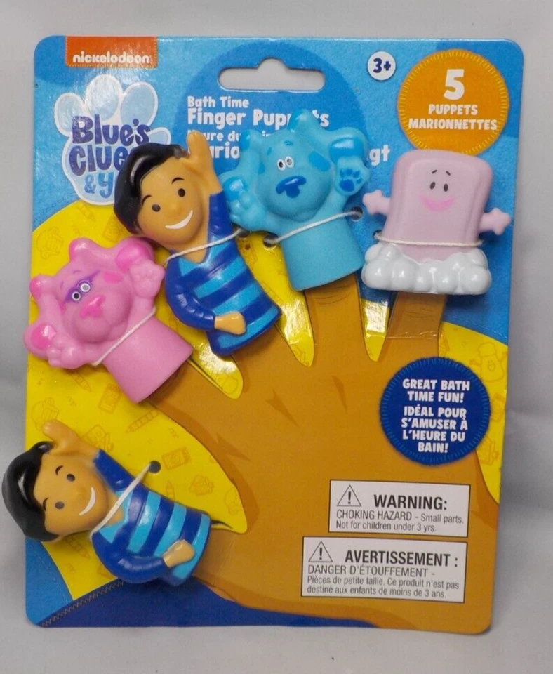 Marionetas de baño de 5 dedos Blue's Clues & You - Steve, Magenta & Friends Foto 3 de 3