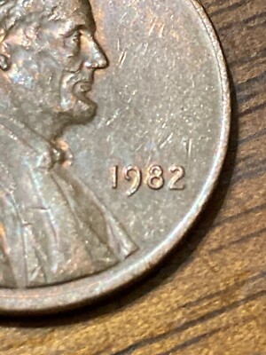 1982 SMALL DATE GENUINE COPPER CENT 3+gm weight Lincoln Memorial Penny See Pics!