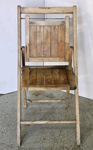 Antique Wooden Folding Chair