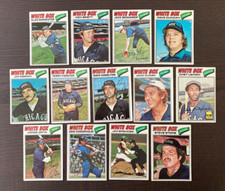 Chicago White Sox - Lot of 13 Topps Baseball Trading Cards (1977) VG COND!