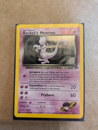 Rocket's Mewtwo 14/132 Gym Challenge Holo