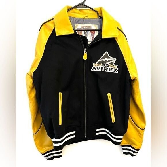 AVIREX Classic Wool Leather Varsity Jacket | eBay AVIREX Classic Wool Leather Varsity Jacket | eBay