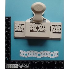 Martha Stewart Paper Craft Punch DOUBLE SIDED BORDER WAVY FLOWERS LEAVES M08