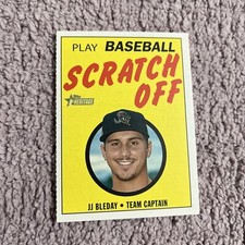 2020 Topps Heritage Minor League JJ BLEDAY 1971 Scratch-Off  #2