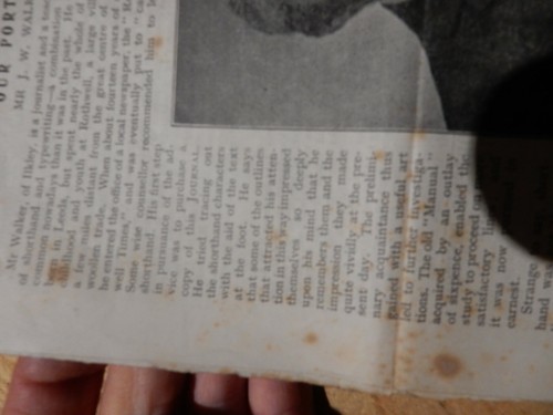 T H WALKER REPORTER ILKLEY news clipping vintage 18/26cm folded _12/1 - 第 4/7 張圖片