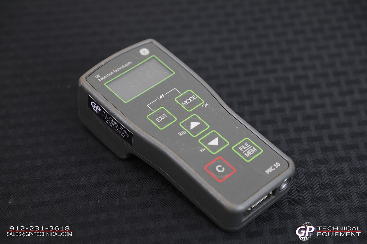 GE Inspection Technologies MIC 10 w/MIC 201 Probe Hardness Tester - Waygate NDT