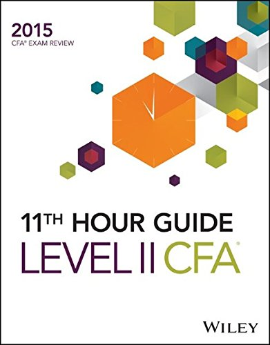 Wiley 11th Hour Guide for 2015 Level II CFA Exam: Level II CFA, Wiley, Good Cond-image
