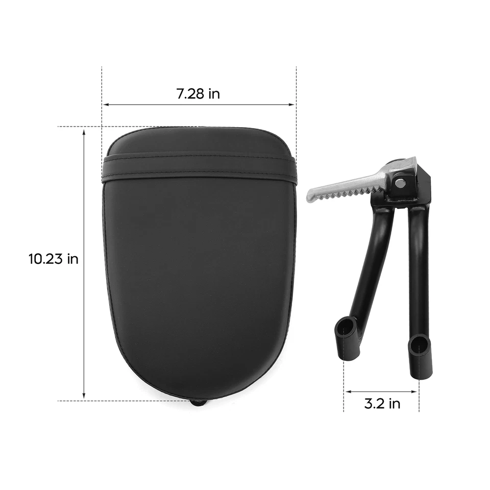 Asiento y estriberas de pasajero trasero aptos para Honda Rebel CMX300 500 17-25 24 23 Foto 3 de 4