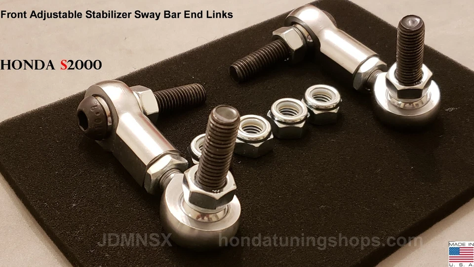 00 to 09 Honda S2000 Front Adjustable Sway / Stabilizer End Links, S 2000 OEM - Image 3 of 3