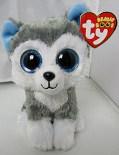 TY Beanie Boos 6" SLUSH Husky Dog Plush Stuffed Animal Toy NWT