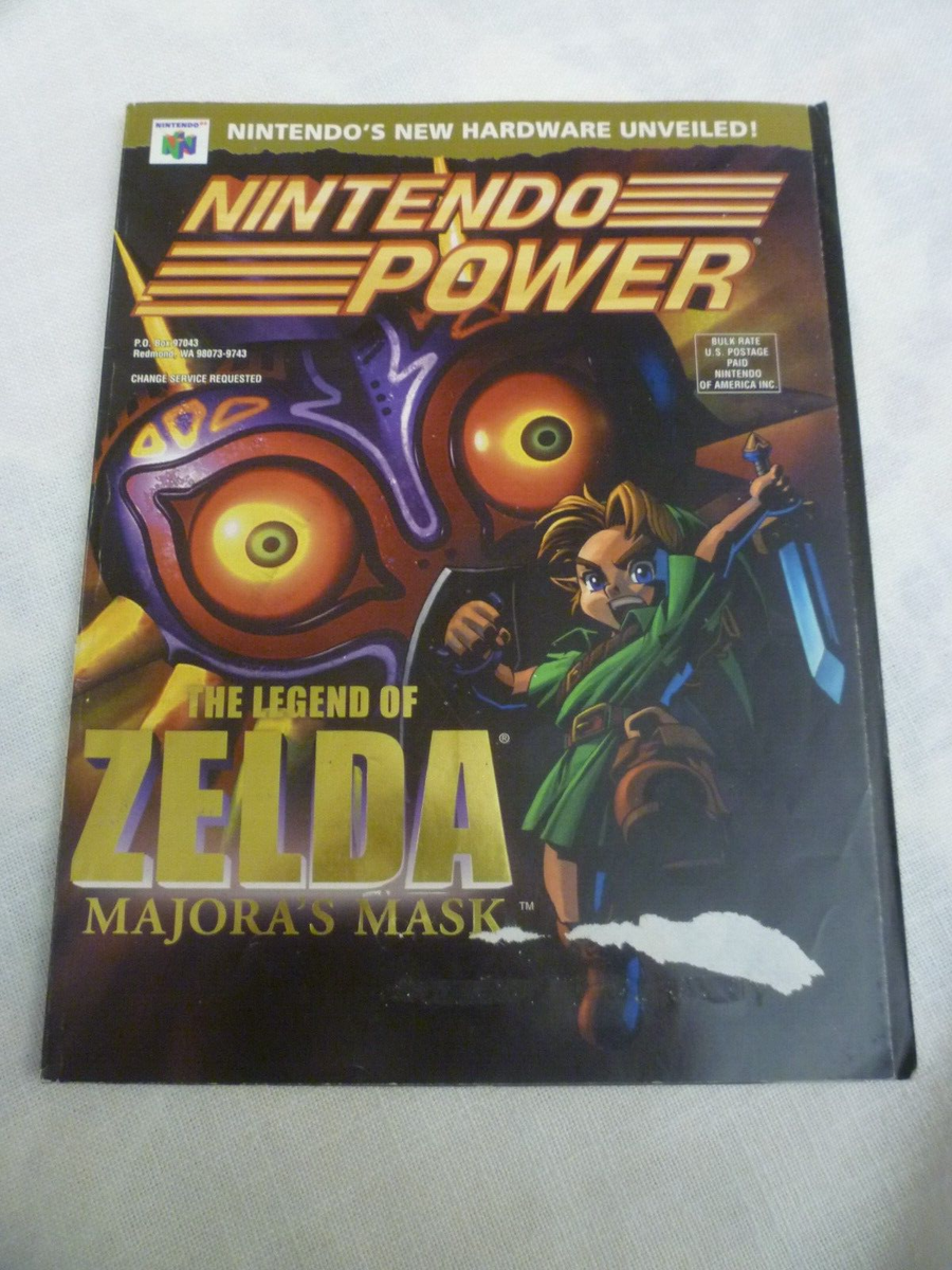 The Legend of Zelda Majora's Mask Nintendo Power #137 with 2