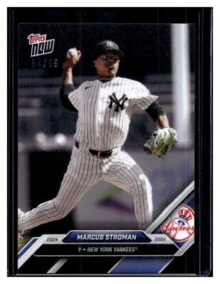 2024 Topps Now Road to Opening Day OD-30 Marcus Stroman Black Parallel #d /99
