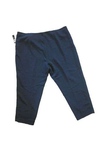Nic Zoe Blue Ankle Pants Stretchy Pull On Flat Front Plus 24W NWT - Picture 6 of 6