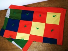 Vintage Patchwork Pattern Polyester Quilt 50" x 35"