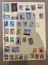 Collection of 39 Used Turkey + Middle Eastern Stamps - Kuwait, Iraq + 1950s-70s