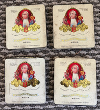 Four (4) Vintage Schimmelpenninck Cigar Tins - Holland 3"x3.5"