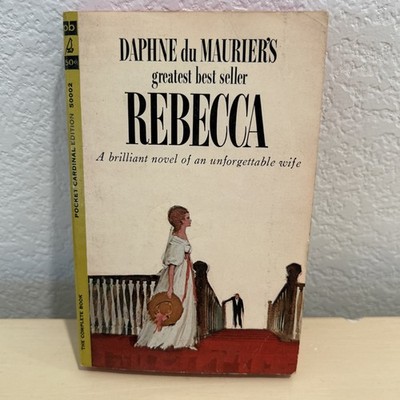 Rebecca ~1965 MMP Pocket Cardinal Ed 50002~ Daphne du Maurier Wife Gothic Novel