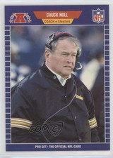 1989 Pro Set Chuck Noll (One of only two on back) #355 HOF 0v2g