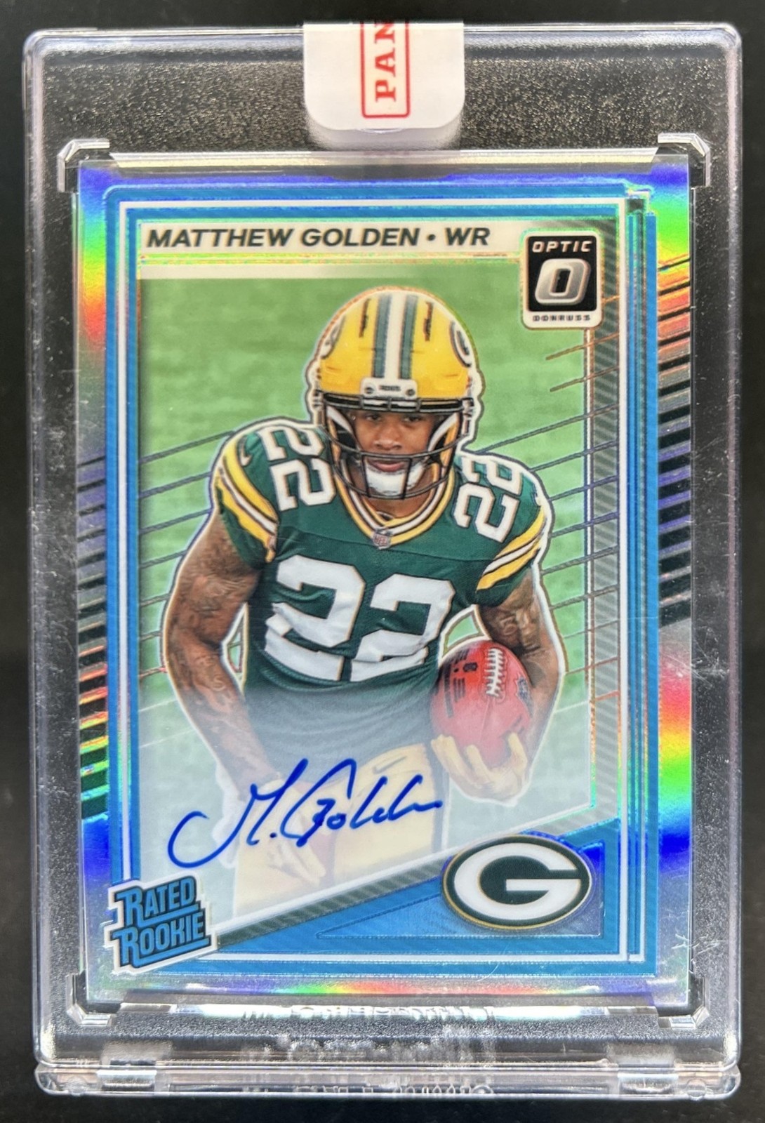 2025 Panini Donruss Optic Matthew Golden Rated Rookie RPS Auto Holo Prizm #/199