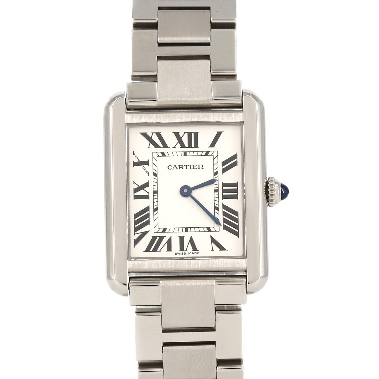 Authentic Cartier Tank Solo SM W5200013 SS Quartz  #270-004-028-5914