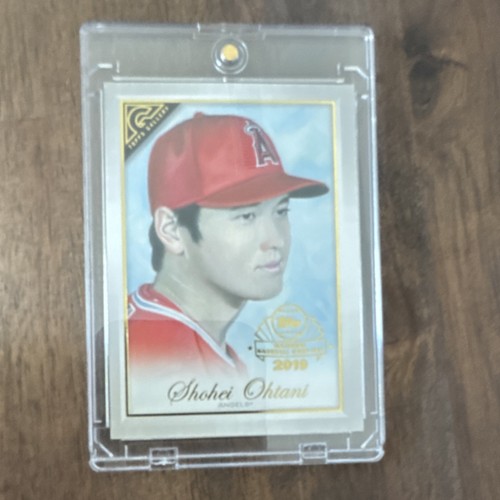 Topps 2019 Gallery National Baseball Card Day Shohei Ohtani GP-SO Insert Angels