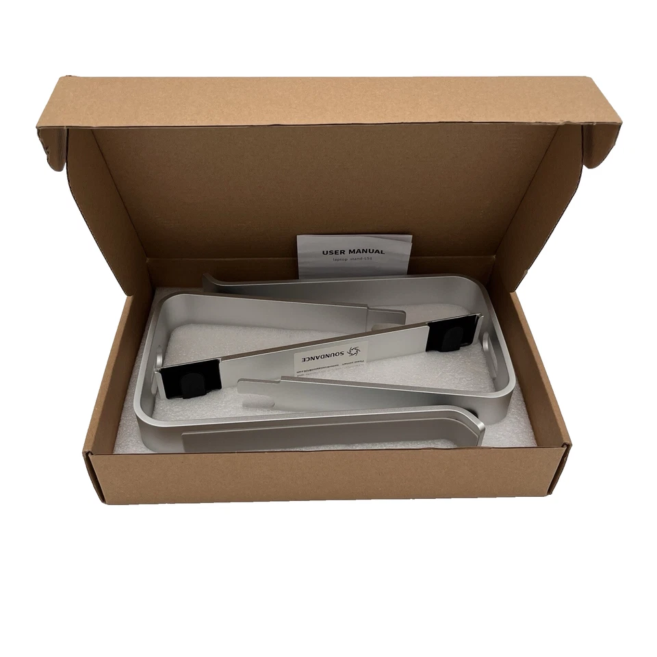 Soundance Laptop Stand Aluminum Computer Riser Ergonomic Laptop Elevator - Image 3 of 4