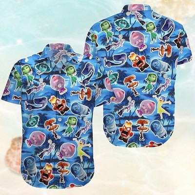  Disney Inside Out Hawaiian Cute Friends Shirt Holidays Men Women Unisex33