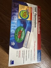 Vintage US Robotics Model 5686 3Com 56K Faxmodem External Modem V.90 x2 Tech